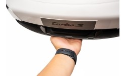 Pojazd elektryczny dla dzieci Porsche Taycan Turbo S, biały