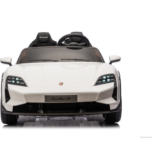 Pojazd elektryczny dla dzieci Porsche Taycan Turbo S, biały