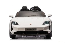 Pojazd elektryczny dla dzieci Porsche Taycan Turbo S, biały