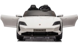 Pojazd elektryczny dla dzieci Porsche Taycan Turbo S, biały