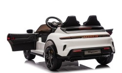 Pojazd elektryczny dla dzieci Porsche Taycan Turbo S, biały