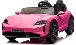 Pojazd elektryczny Porsche Taycan Turbo S, różowy