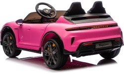Pojazd elektryczny Porsche Taycan Turbo S, różowy