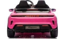 Pojazd elektryczny Porsche Taycan Turbo S, różowy