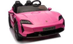 Pojazd elektryczny Porsche Taycan Turbo S, różowy