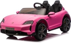 Pojazd elektryczny Porsche Taycan Turbo S, różowy