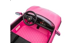 Pojazd elektryczny Porsche Taycan Turbo S, różowy