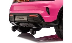 Pojazd elektryczny Porsche Taycan Turbo S, różowy