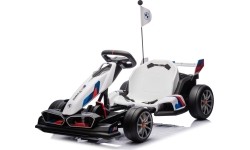Gokart BMW z funkcją driftu, biały