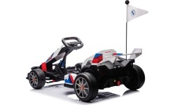 Gokart BMW z funkcją driftu, biały