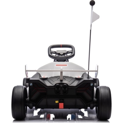 Gokart BMW z funkcją driftu, biały