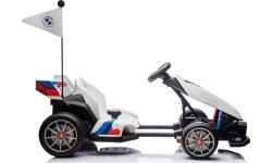 Gokart BMW z funkcją driftu, biały