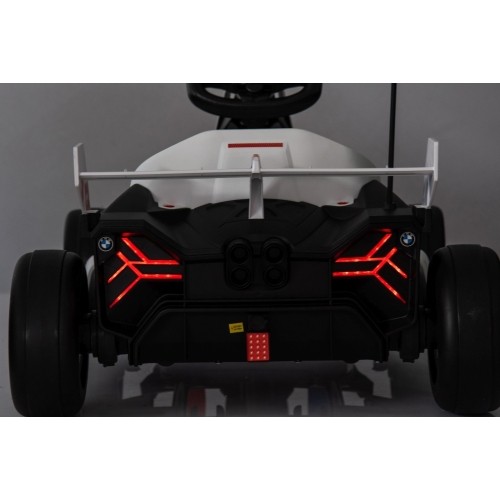 Gokart BMW z funkcją driftu, biały