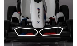 Gokart BMW z funkcją driftu, biały