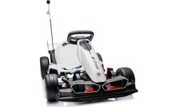 Gokart BMW z funkcją driftu, biały