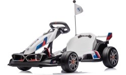 Gokart BMW z funkcją driftu, biały