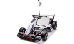 Gokart BMW z funkcją driftu, biały