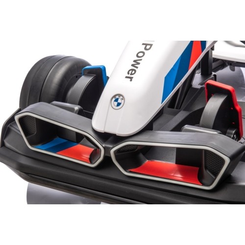 Gokart BMW z funkcją driftu, biały