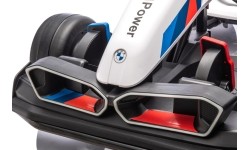 Gokart BMW z funkcją driftu, biały