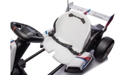 Gokart BMW z funkcją driftu, biały