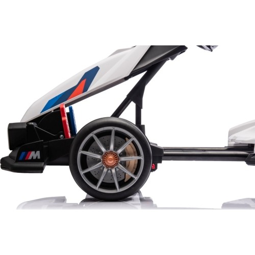 Gokart BMW z funkcją driftu, biały