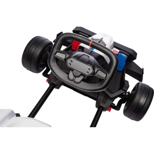 Gokart BMW z funkcją driftu, biały