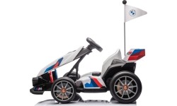 Gokart BMW z funkcją driftu, biały