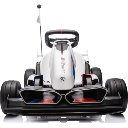 Gokart BMW z funkcją driftu, biały