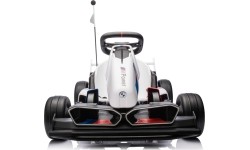 Gokart BMW z funkcją driftu, biały