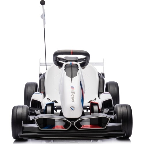 Gokart BMW z funkcją driftu, biały