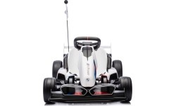 Gokart BMW z funkcją driftu, biały