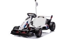 Gokart BMW z funkcją driftu, biały