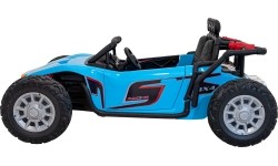 Pojazd elektryczny Buggy Racing 5, niebieski