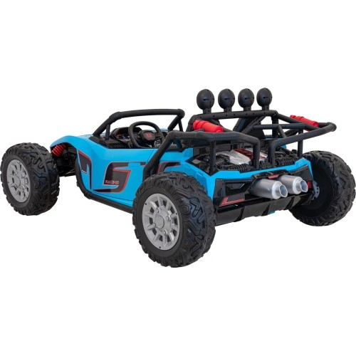 Pojazd elektryczny Buggy Racing 5, niebieski