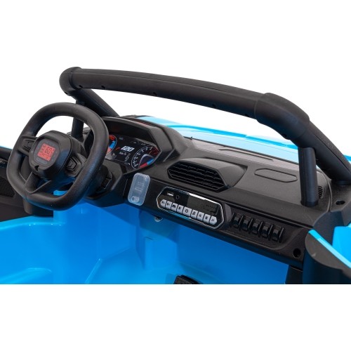 Pojazd elektryczny Buggy Racing 5, niebieski