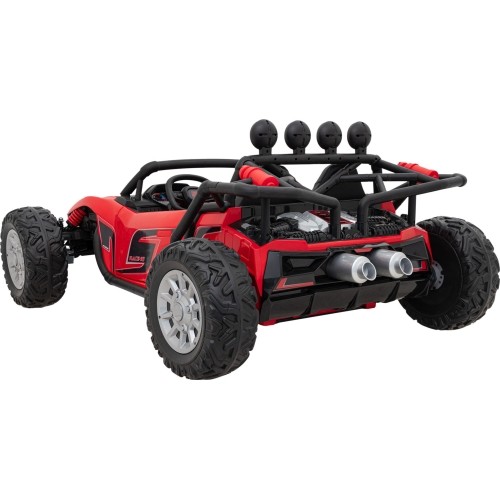 Pojazd elektryczny Buggy Racing 5, czerwony