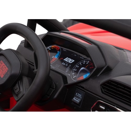Pojazd elektryczny Buggy Racing 5, czerwony