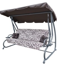 Garden Swing Seat Textylina 2 x 1 MODEL Brown
