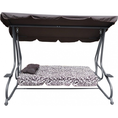 Garden Swing Seat Textylina 2 x 1 MODEL Brown
