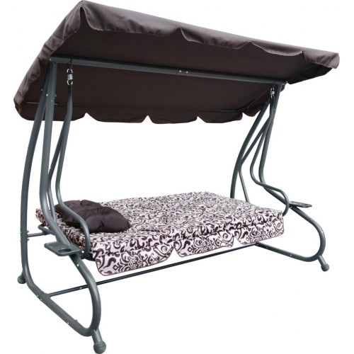 Garden Swing Seat Textylina 2 x 1 MODEL Brown