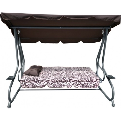 Garden Swing Seat Textylina 2 x 1 MODEL Brown