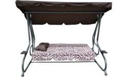 Garden Swing Seat Textylina 2 x 1 MODEL Brown