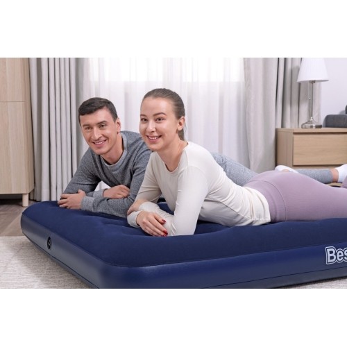 Materac welurowy dmuchany Bestway 191/137/22 cm