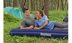 Materac welurowy dmuchany Bestway 191/137/22 cm
