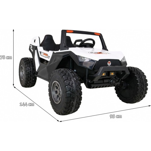 Pojazd elektryczny Buggy Clash 4x4, biały