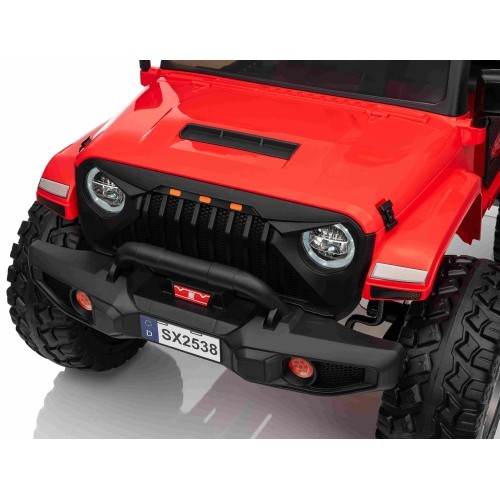 Pojazd elektryczny Extreme Sport 4x4, czerwony, dwuosobowy