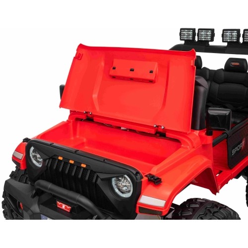 Pojazd elektryczny Extreme Sport 4x4, czerwony, dwuosobowy