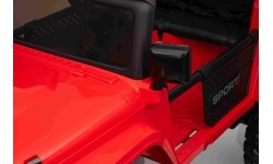 Pojazd elektryczny Extreme Sport 4x4, czerwony, dwuosobowy