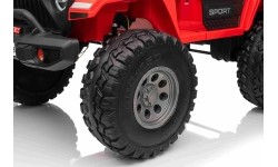 Pojazd elektryczny Extreme Sport 4x4, czerwony, dwuosobowy