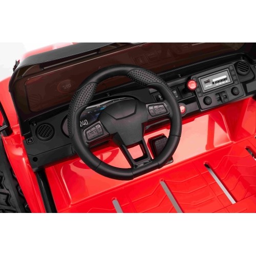 Pojazd elektryczny Extreme Sport 4x4, czerwony, dwuosobowy